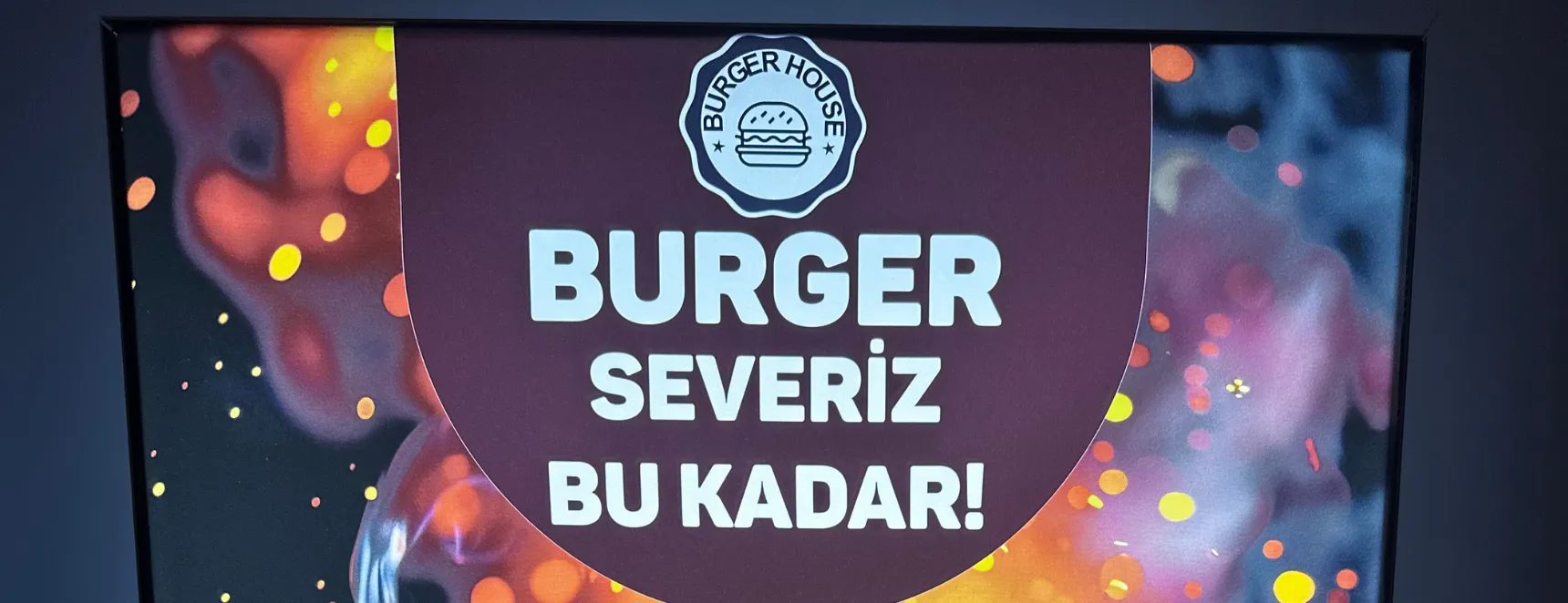 Burger House Restoran Tabela ve İç Mekan Görsel İletişim Projesi Ana Görsel