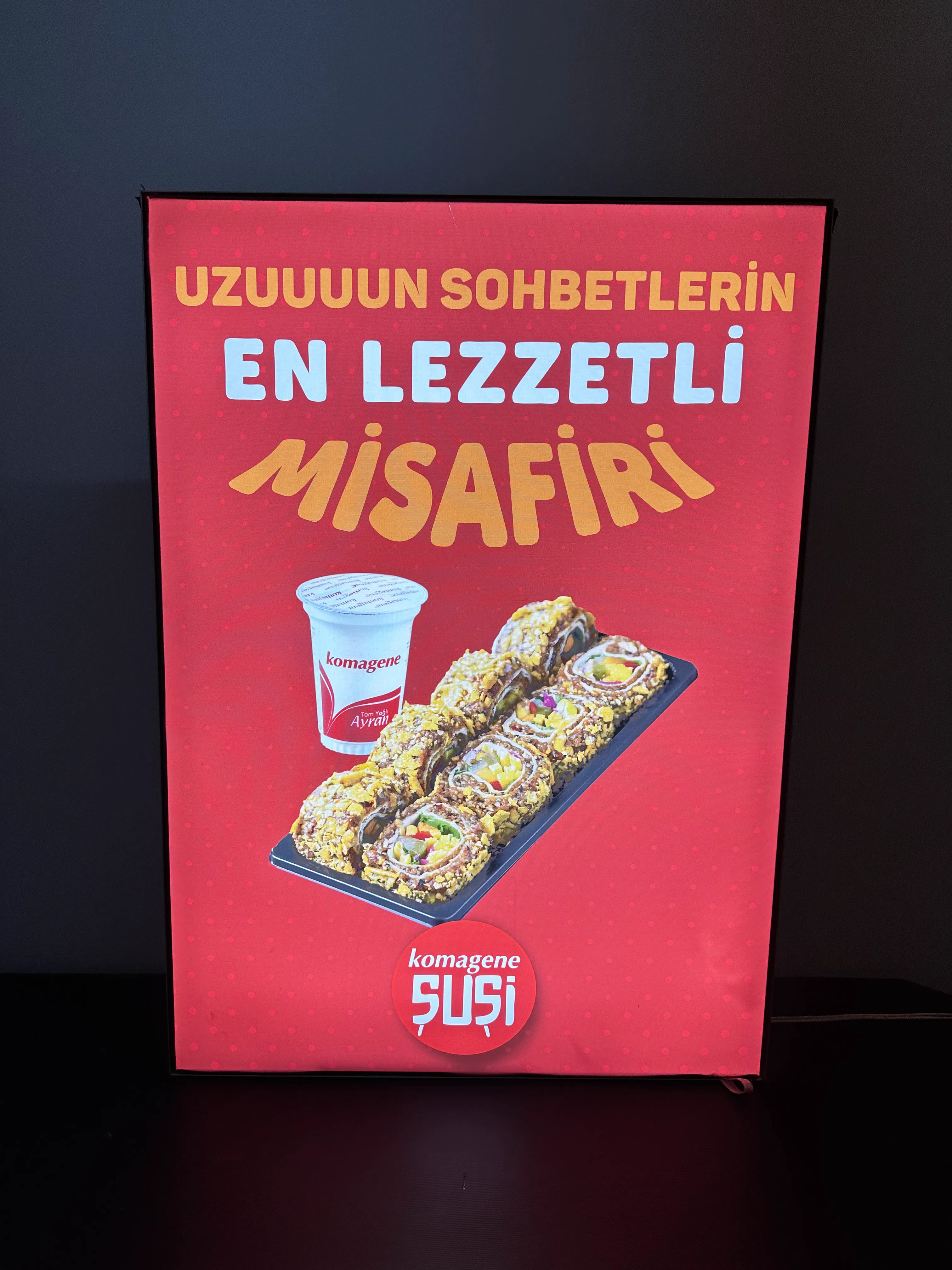 Komagene İç Mekan Menü Board Sistemi