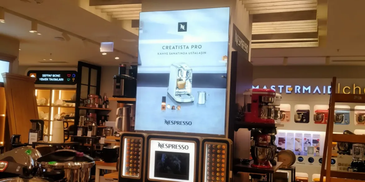 Nespresso Butik Mağaza İçi Görsel İletişim Projesi Ana Görsel
