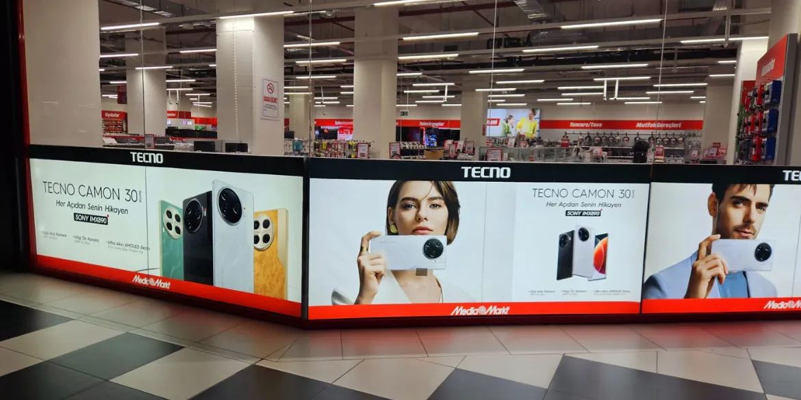 TECNO P.O.P. Materyalleri Detayı Örneği